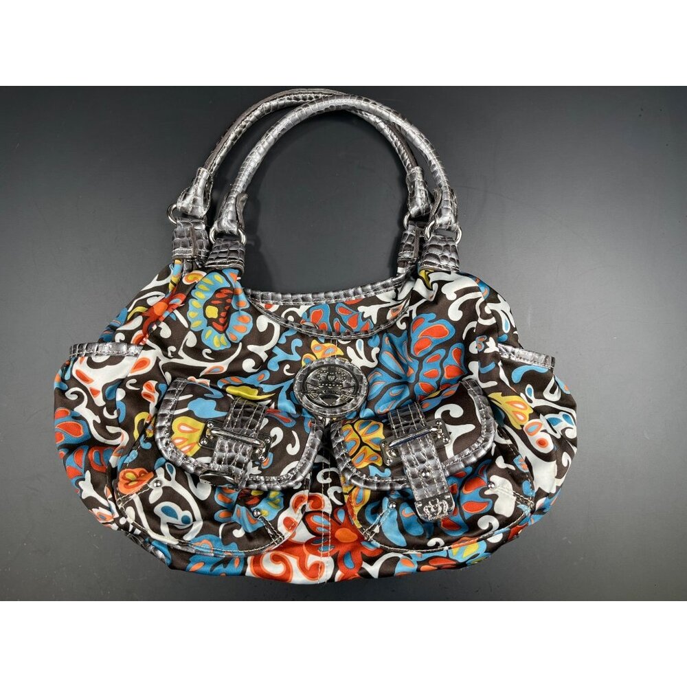 Kathy Van Zeland SKU 7756 Womens Colorful Floral Pattern Handbag